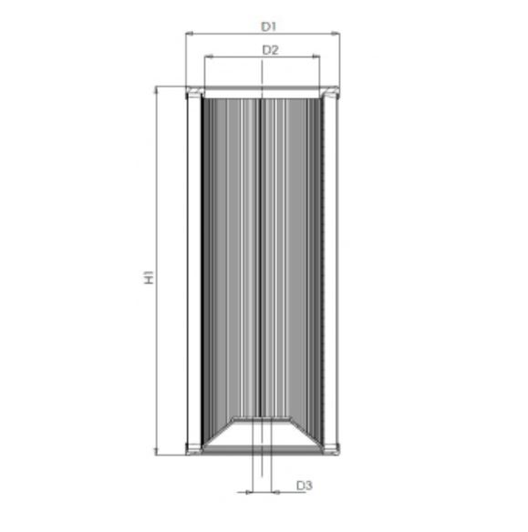 E714G10 Elément filtrant pour filtre de retour