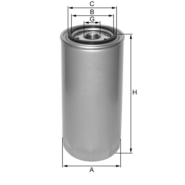 ZP75F Filtre à carburant SpinOn