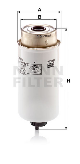 WK 8163 Filtre à carburant SpinOn