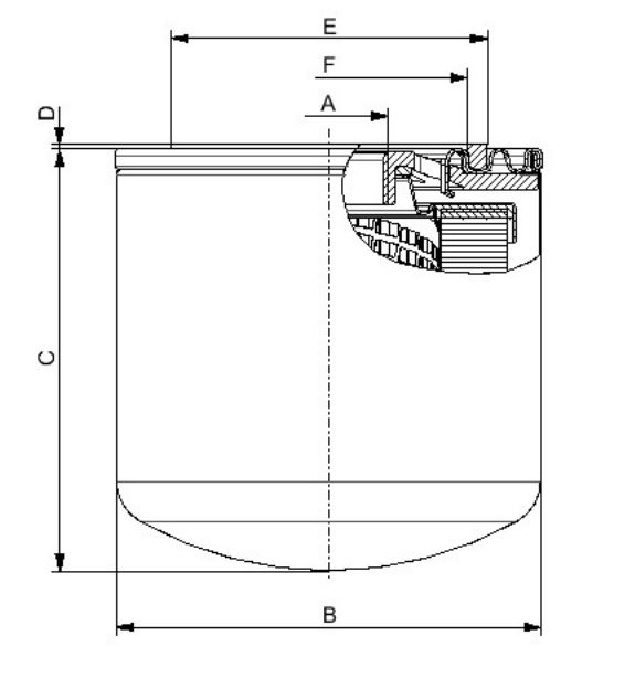 FO-0455 Hydraulikfilter SpinOn