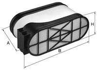 CP 33 280 Élément de filtre à air (CompacPlus)