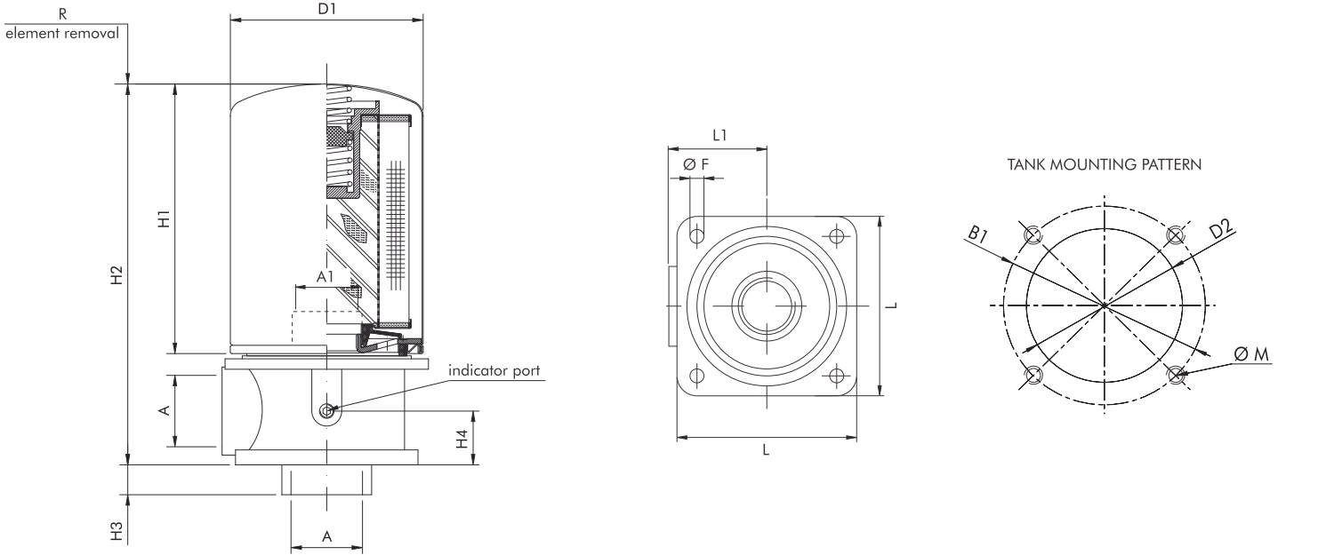 FA221G10BMBB7RMPB Filtre de retour