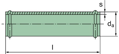 39 000 25 157 tube, D=132mm