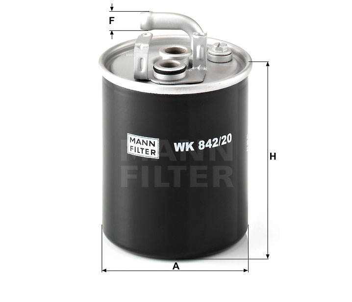 WK 842/20 Filtre conduite de carburant (en ligne)