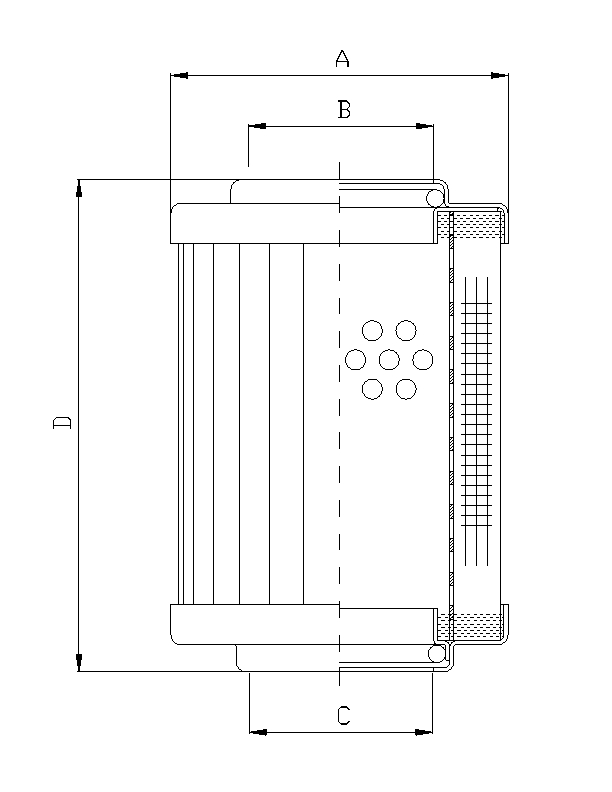D620G25 Elément filtrant pour filtre à pression