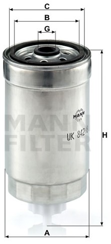WK 842/8 Filtre à carburant