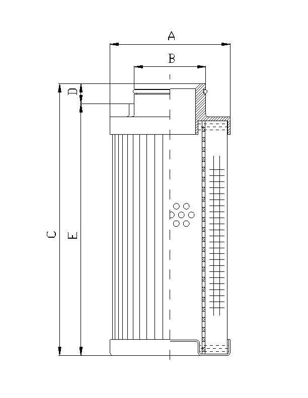 D771G10A Elément filtrant pour filtre à pression