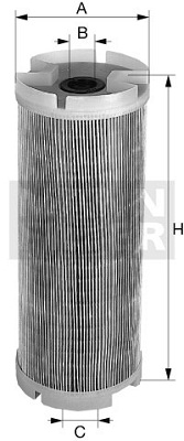 H 15 190/1 Élément de filtre à liquide (sans métal)