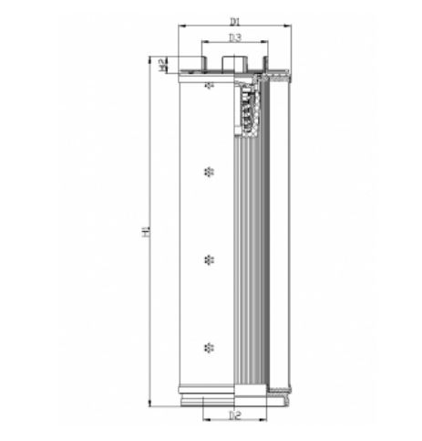 U564G06B3 Elément de filtre hydraulique