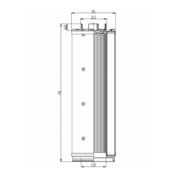 U564G01B0/VRE Elément de filtre hydraulique