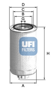 24.312.00 Filtre à carburant SpinOn
