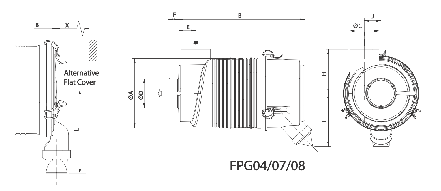 G070009 Filtre à air (RadialSeal FPG)