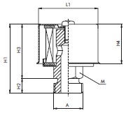 FB120C40B3 Filtre à air (aération et ventilation)