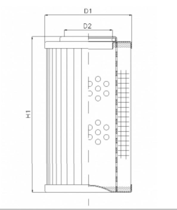 DHD260G05B Élément filtrant pour filtre à pression