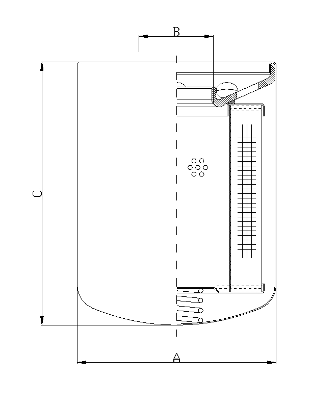 A152C25 Filtres interchangeables SpinOn
