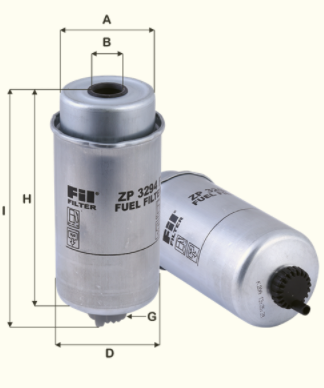 ZP3294F Filtre à carburant SpinOn