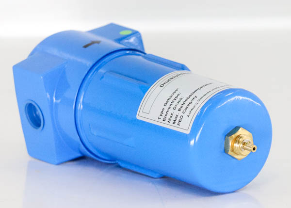163858/AK Filtre à air comprimé G 1/2", PN16, charbon actif, 79 m³/h