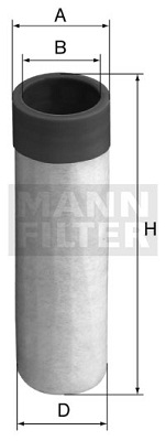 CF 50 Élément filtre à air élément secondaire