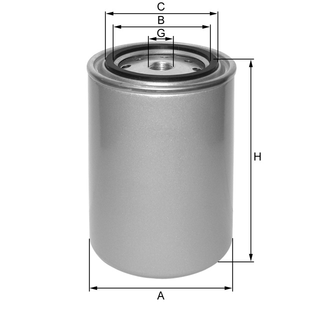 ZP563S filtre visser (liquide refroidissement)