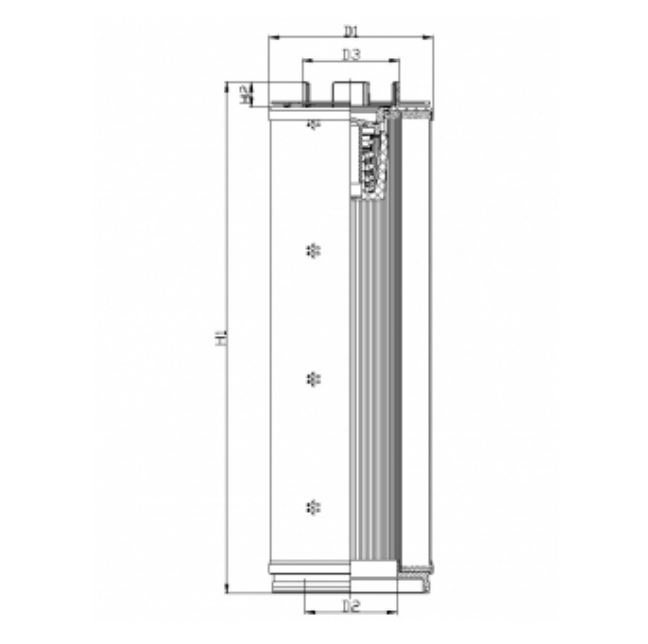 U564G25B3 Elément de filtre hydraulique