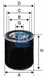 86.008.00 Filtre à huile SpinOn