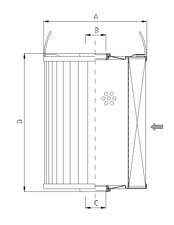 WG250 Filtre hydraulique