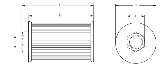 AS 040-01 Filtre d'aspiration