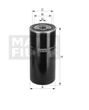 WD 920 Filtre à huile SpinOn