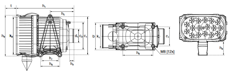 45 270 95 913 Filtre à air (Iqoron-V 7 couché)
