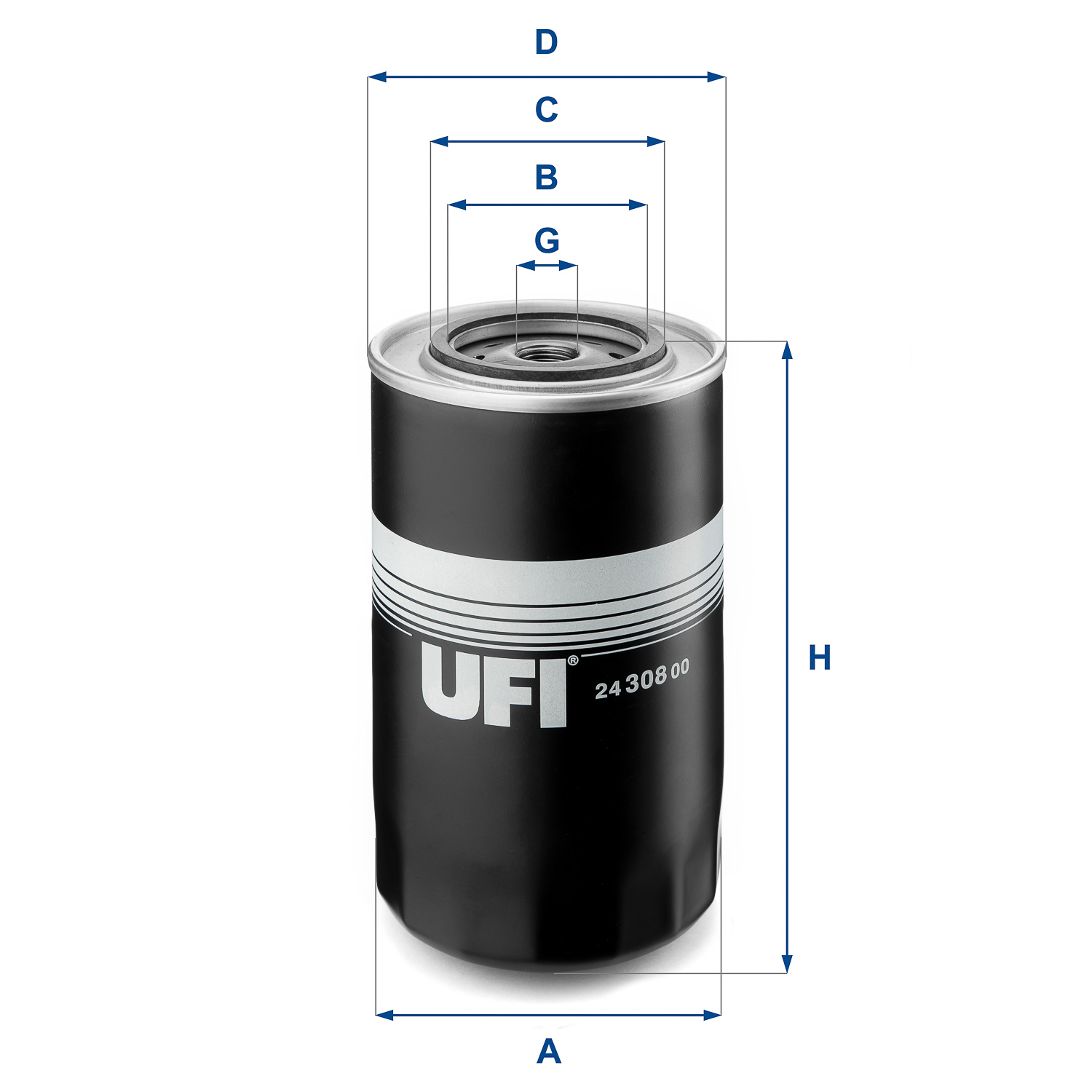 24.308.00 Filtre à carburant SpinOn