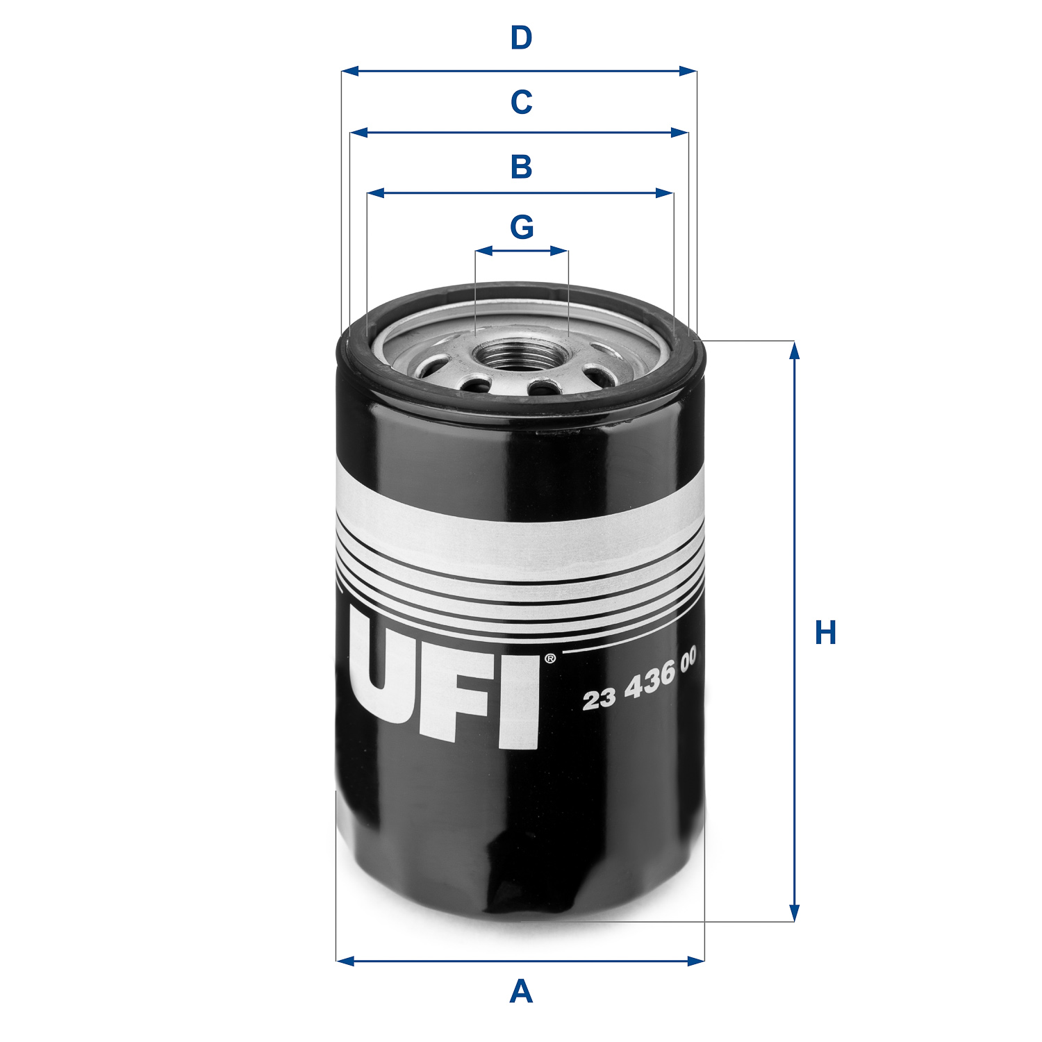 23.436.00 Filtre à huile SpinOn