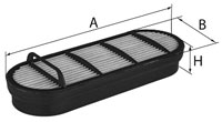 CF 30 100 Élément de filtre à air (élément seconda