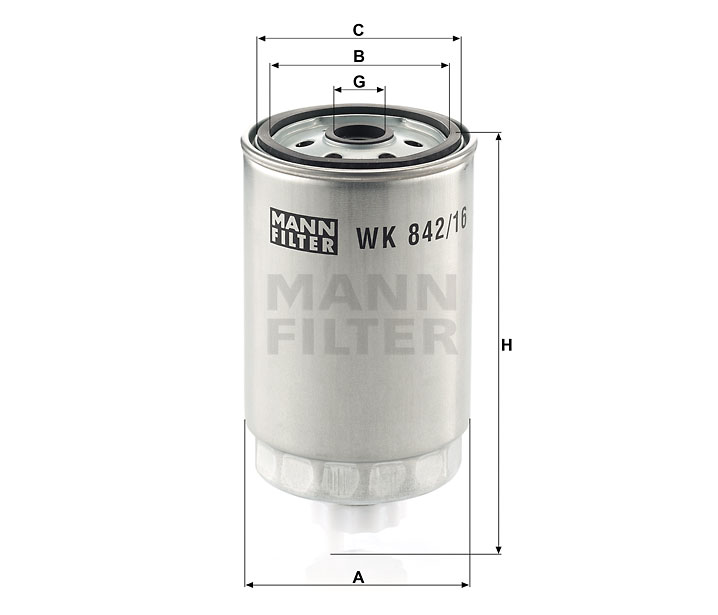 WK 842/16 Filtre à carburant