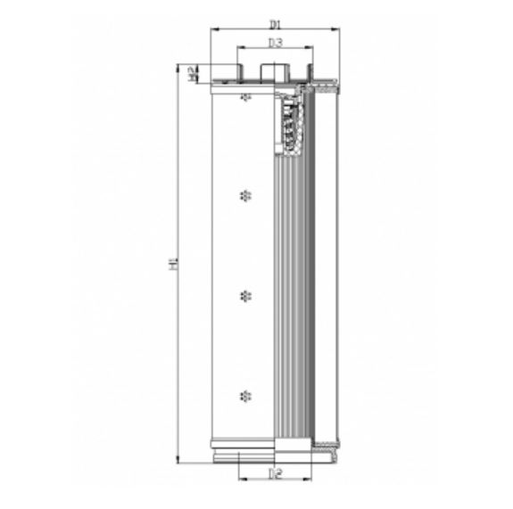 U564G03B3 Elément de filtre hydraulique
