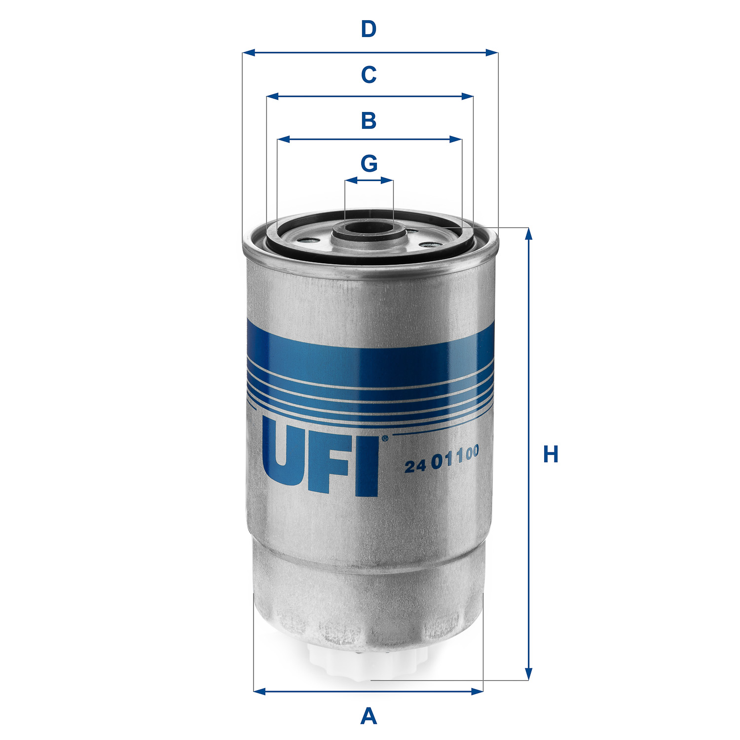 24.011.00 Élément de filtre à carburant