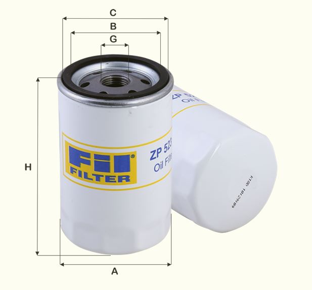ZP523 Filtre à huile SpinOn
