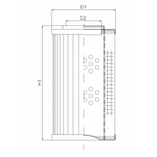 DHD140S50V Élément filtrant pour filtre à pression