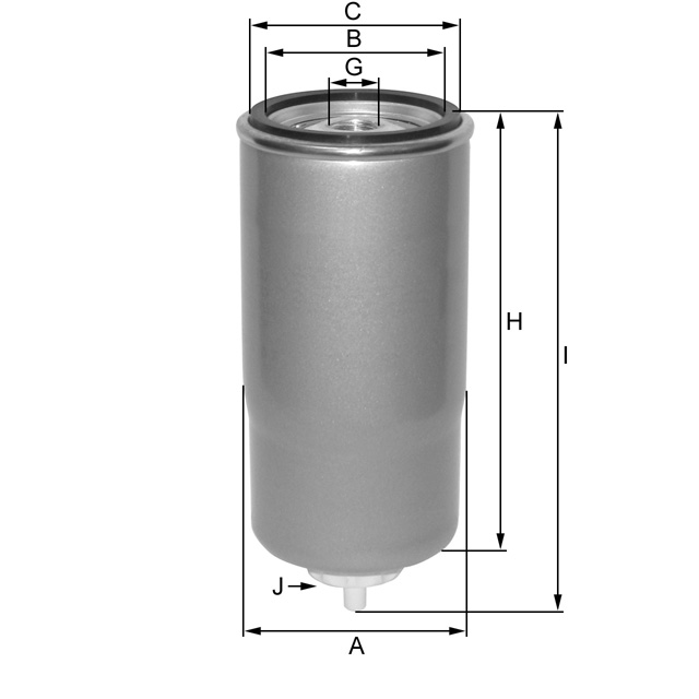 ZP3350FMB Filtre à carburant SpinOn