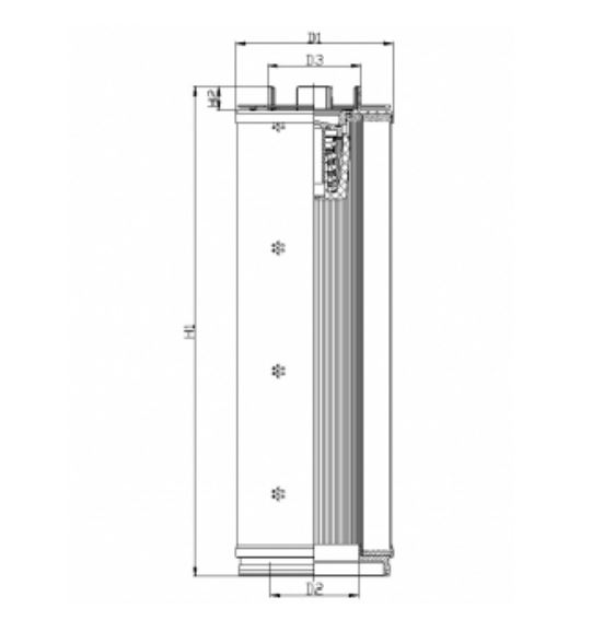 U564G01B3 Elément de filtre hydraulique