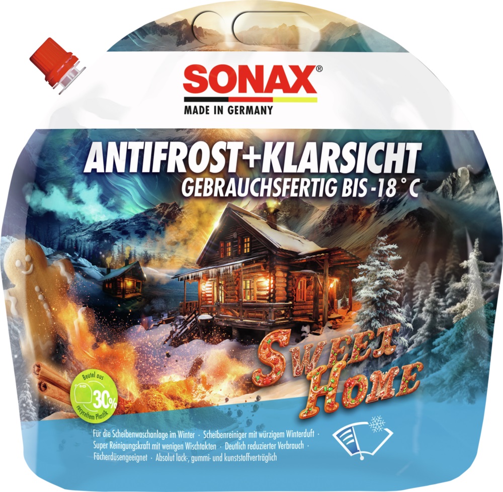 SONAX Anti Frost + KlarSicht bis -18 °C Sweet Home - 3 Ltr