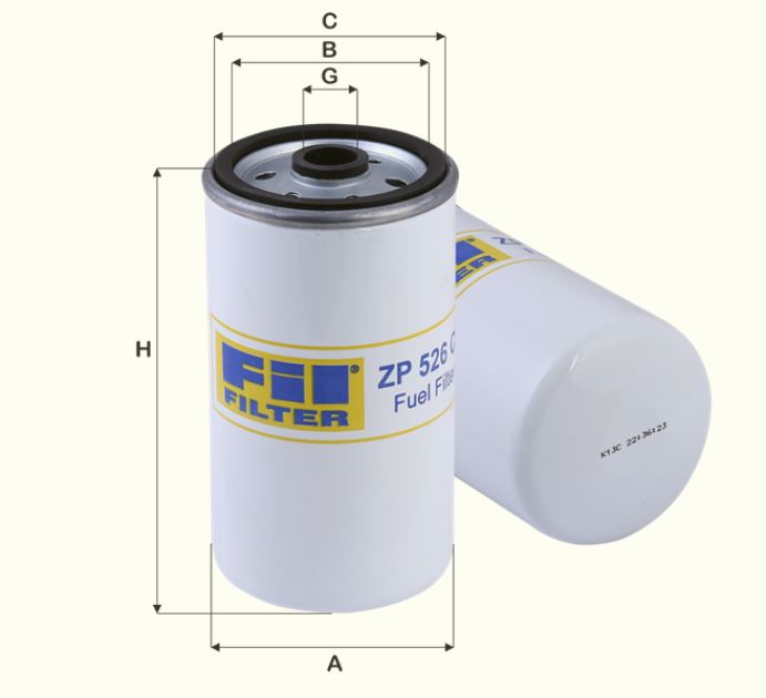 ZP526CF Filtre à carburant SpinOn