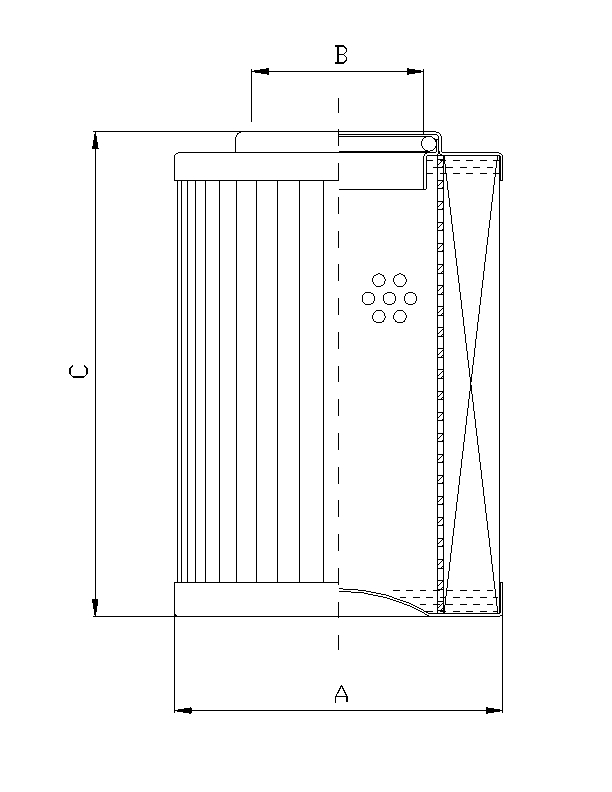 DHD95G10B Élément filtrant pour filtre à pression