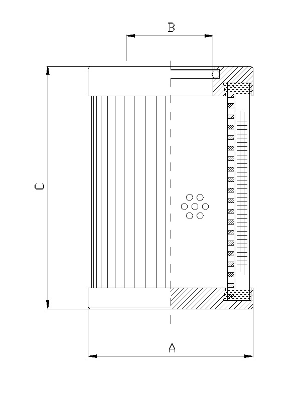 D111G25BV Elément filtrant pour filtre à pression
