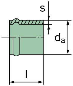 39 000 25 167 Embout de tuyau, D=62mm